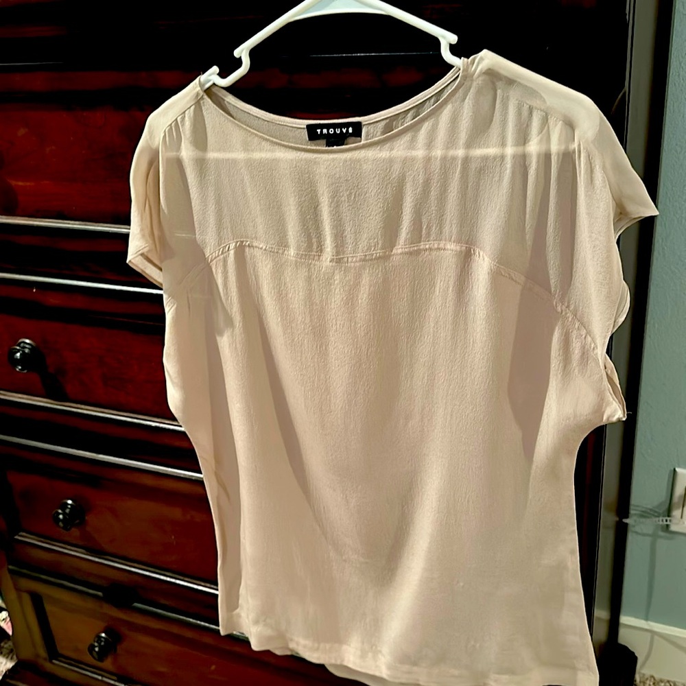 Trouve 100% Silk Blouse Small